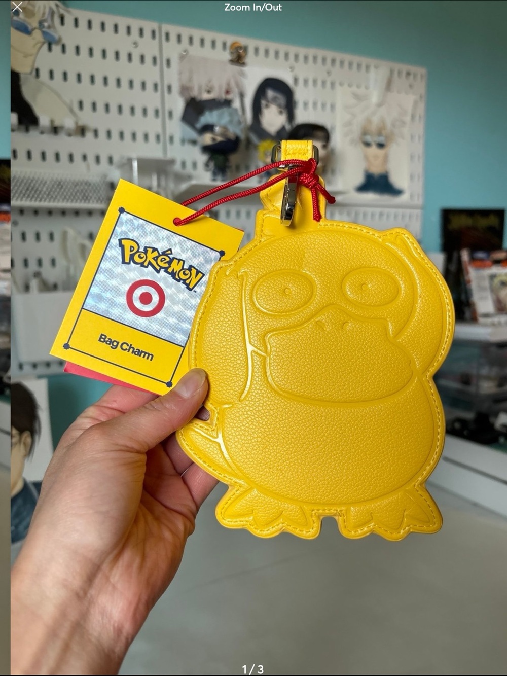 Pokémon x target Psyduck Bag Charm yellow